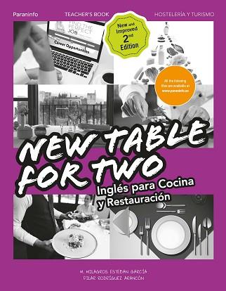 NEW TABLE FOR TWO. INGLÉS PARA COCINA Y RESTAURACIÓN 2.ª EDICIÓN | 9788428339025 | ESTEBAN GARCÍA, MARÍA DE LOS MILAGROS/RODRIGUEZ ARANCON, PILAR | Llibreria Huch - Llibreria online de Berga 