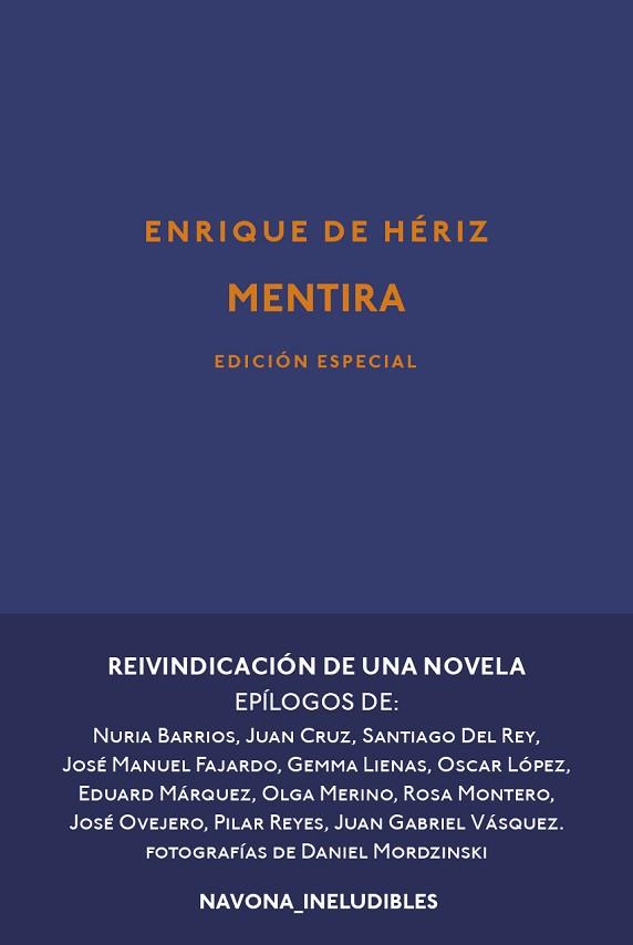 MENTIRA | 9788417978211 | DE HÉRIZ, ENRIQUE | Llibreria Huch - Llibreria online de Berga 