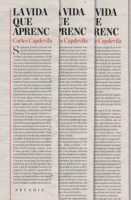 VIDA QUE APRENC, LA | 9788494616365 | CAPDEVILA, CARLES | Llibreria Huch - Llibreria online de Berga 