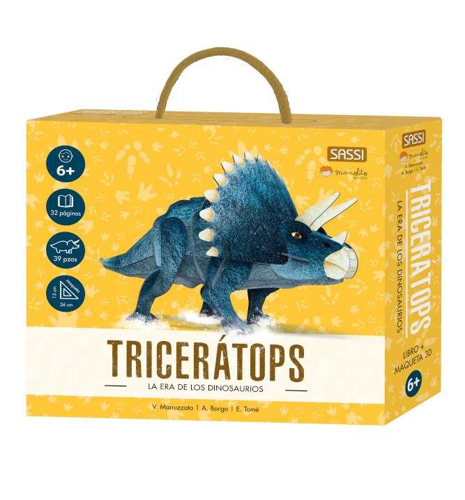 TRICERATOPS DINOSAURIOS 3D | 9788419714053 | Llibreria Huch - Llibreria online de Berga 