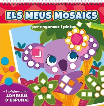 MEUS MOSAICS PER ENGANXAR I PINTAR. ANIMALS SALVATGES | 9788410515246 | Llibreria Huch - Llibreria online de Berga 