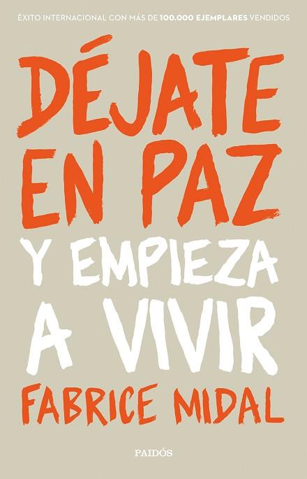 DEJATE EN PAZ | 9788449334085 | MIDAL, FABRICE | Llibreria Huch - Llibreria online de Berga 