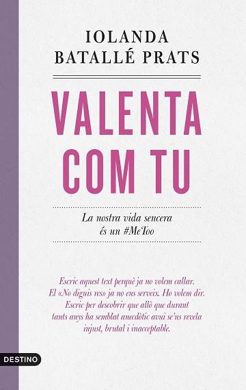 VALENTA COM TU | 9788419734235 | BATALLÉ PRATS, IOLANDA | Llibreria Huch - Llibreria online de Berga 