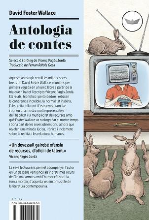 ANTOLOGIA DE CONTES | 9788494440939 | WALLACE, DAVID FOSTER (1962-2008) [VER TITULOS] | Llibreria Huch - Llibreria online de Berga 