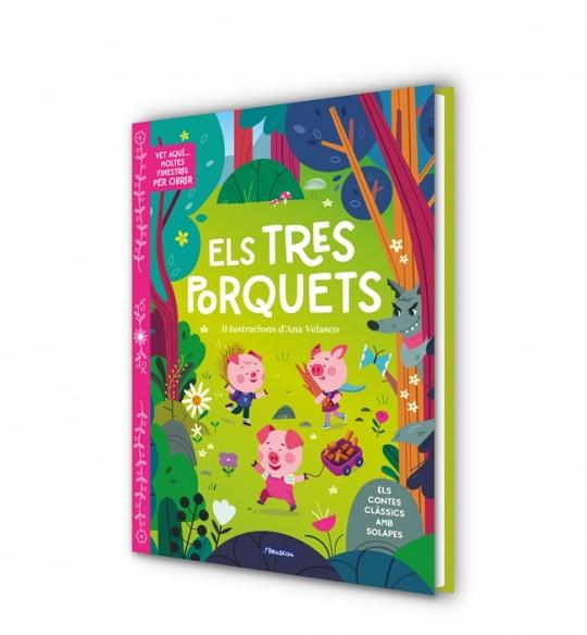 VET AQUÍ... MOLTES FINESTRES PER OBRIR - ELS TRES PORQUETS | 9788448872038 | VARIOS AUTORES | Llibreria Huch - Llibreria online de Berga 