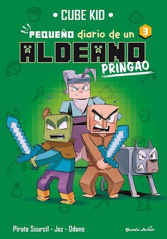 MINECRAFT. PEQUEÑO DIARIO DE UN ALDEANO PRINGAO 3 | 9788408275725 | CUBE KID | Llibreria Huch - Llibreria online de Berga 