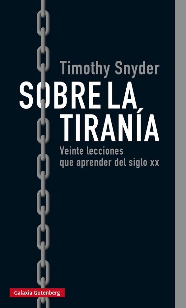 SOBRE LA TIRANÍA | 9788416734979 | SNYDER, TIMOTHY | Llibreria Huch - Llibreria online de Berga 