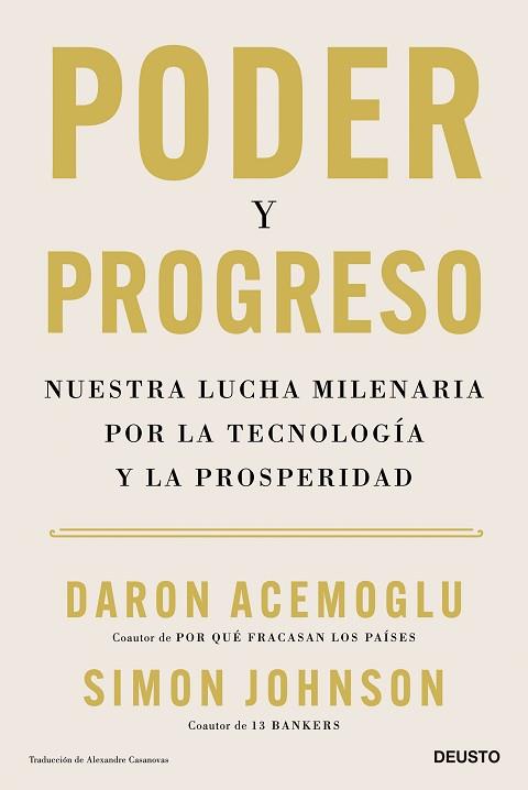 PODER Y PROGRESO | 9788423436378 | ACEMOGLU, DARON/JOHNSON, SIMON | Llibreria Huch - Llibreria online de Berga 