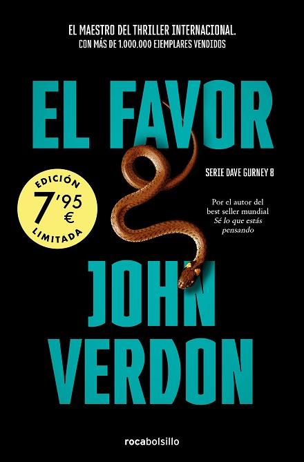 FAVOR, EL (SERIE DAVID GURNEY 8) | 9788419498175 | VERDON, JOHN | Llibreria Huch - Llibreria online de Berga 