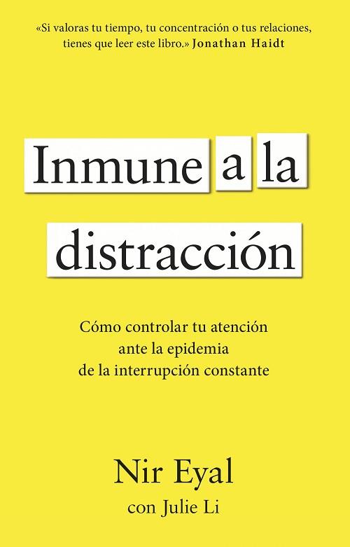 INMUNE A LA DISTRACCIÓN | 9788411003933 | EYAL, NIR | Llibreria Huch - Llibreria online de Berga 
