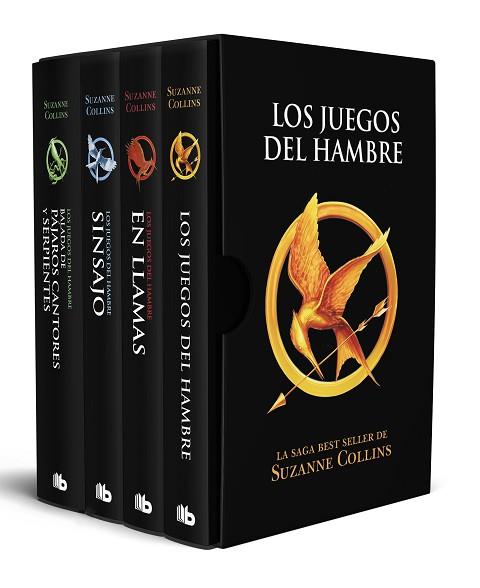 JUEGOS DEL HAMBRE (ESTUCHE CON: LOS JUEGOS DEL HAMBRE|EN LLAMAS|SINSAJO|BALA | 9788413144764 | COLLINS, SUZANNE | Llibreria Huch - Llibreria online de Berga 