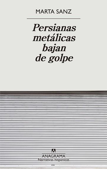 PERSIANAS METÁLICAS BAJAN DE GOLPE | 9788433901897 | SANZ, MARTA | Llibreria Huch - Llibreria online de Berga 