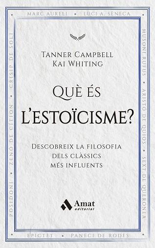 QUÈ ÉS L'ESTOÏCISME? | 9788419870971 | CAMPBELL, TANNER/WHITING, KAI | Llibreria Huch - Llibreria online de Berga 