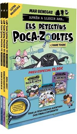 PACK APRÈN A LLEGIR AMB... ELS DETECTIUS POCA-ZOOLTES!  7,8 I 9: EN LLETRA MAJÚS | 9791387782955 | BENEGAS, MAR | Llibreria Huch - Llibreria online de Berga 