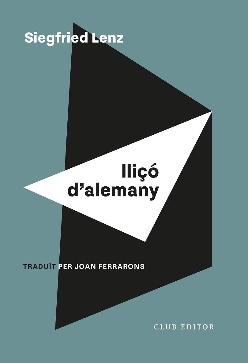 LLIÇÓ D'ALEMANY | 9788473294850 | LENZ, SIEGFRIED | Llibreria Huch - Llibreria online de Berga 