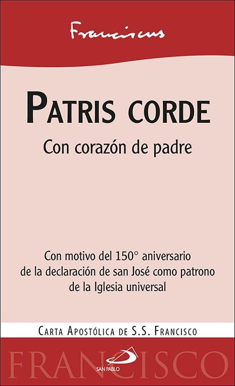 PATRIS CORDE | 9788428559522 | PAPA FRANCISCO | Llibreria Huch - Llibreria online de Berga 