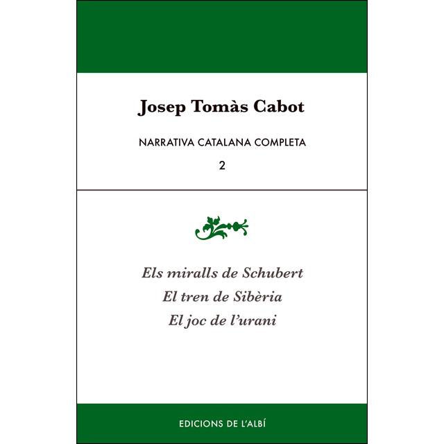 NARRATIVA CATALANA COMPLETA II | 9788415269823 | TOMAS CABOT, JOSEP | Llibreria Huch - Llibreria online de Berga 