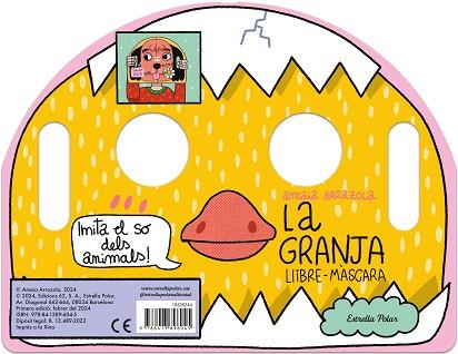 GRANJA. LLIBRE-MÀSCARA | 9788413896045 | ARRAZOLA, AMAIA | Llibreria Huch - Llibreria online de Berga 