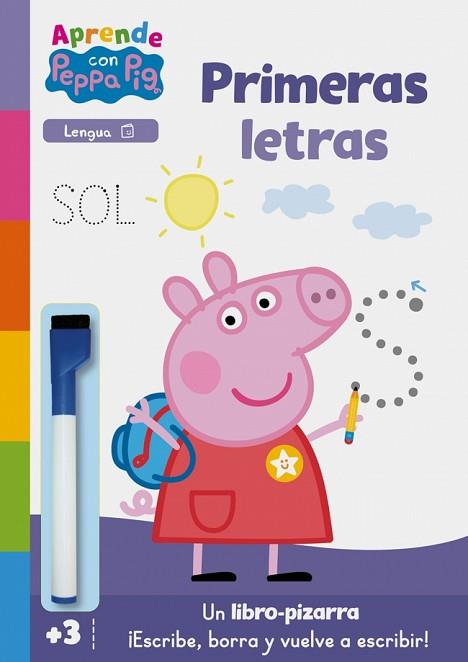 PEPPA PIG. PRIMEROS APRENDIZAJES - APRENDO CON PEPPA PIG. PRIMERAS LETRAS (LIBRO | 9788448859077 | HASBRO/EONE | Llibreria Huch - Llibreria online de Berga 