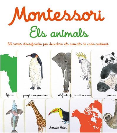 MONTESSORI. ELS ANIMALS | 9788413894676 | HERRMANN, ÈVE/TCHOUKRIEL, EMMANUELLE | Llibreria Huch - Llibreria online de Berga 