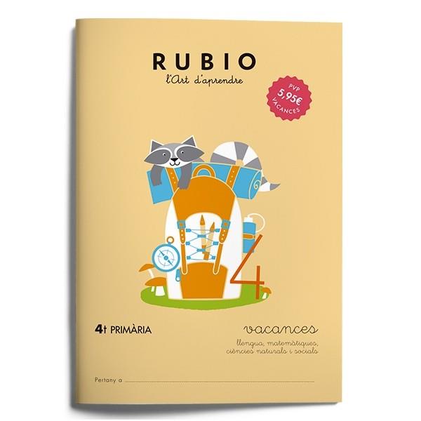 VACANCES RUBIO 4T PRIMÀRIA (CATALÀ) | 9788415971955 | VARIOS AUTORES | Llibreria Huch - Llibreria online de Berga 