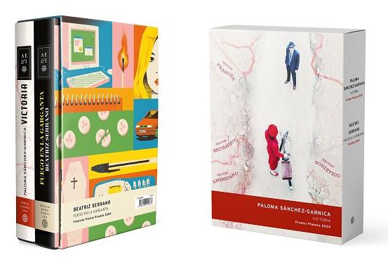 ESTUCHE PREMIO PLANETA 2024 (VICTORIA + FUEGO EN LA GARGANTA) | 9788408295877 | SÁNCHEZ-GARNICA, PALOMA/SERRANO, BEATRIZ | Llibreria Huch - Llibreria online de Berga 