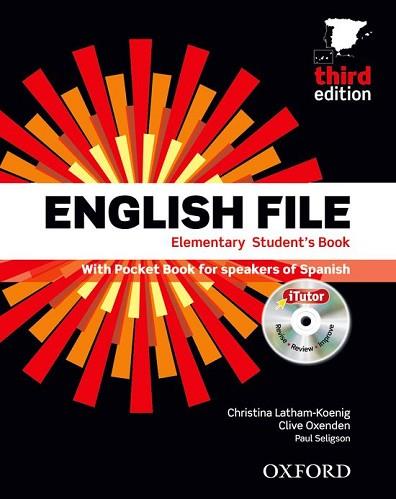 ENGLISH FILE 3RD EDITION ELEMENTARY. STUDENT'S BOOK + WORKBOOK WITH KEY PACK | 9780194598910 | OXENDEN, CLIVE/LATHAM-KOENIG, CHRISTINA/SELIGSON, PAUL | Llibreria Huch - Llibreria online de Berga 