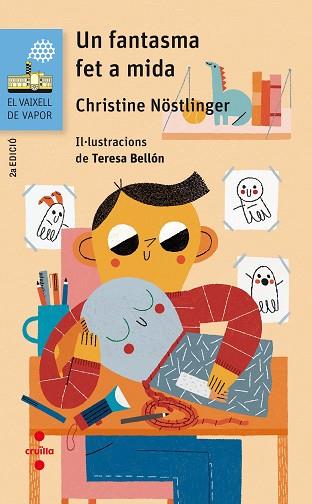 C-VVB.180 UN FANTASMA FET A MIDA | 9788466143974 | NÖSTLINGER, CHRISTINE | Llibreria Huch - Llibreria online de Berga 