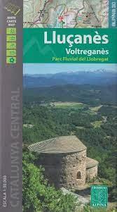 MAPA LLUÇANES. VOLTREGANES, PARC FLUVIAL DEL LLOBR | 9788480909907 | Llibreria Huch - Llibreria online de Berga 