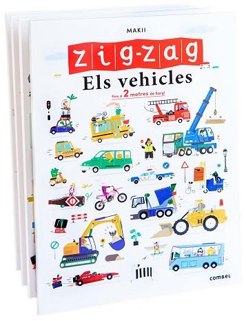 ZIG-ZAG ELS VEHICLES | 9788491018940 | MAKII | Llibreria Huch - Llibreria online de Berga 