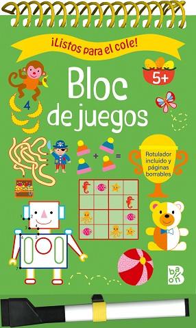 LISTOS PARA EL COLE BLOC DE JUEGOS +5 | 9789403233178 | BALLON | Llibreria Huch - Llibreria online de Berga 