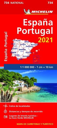 MAPA NATIONAL ESPAÑA - PORTUGAL 2021 | 9782067249622 | MICHELIN | Llibreria Huch - Llibreria online de Berga 