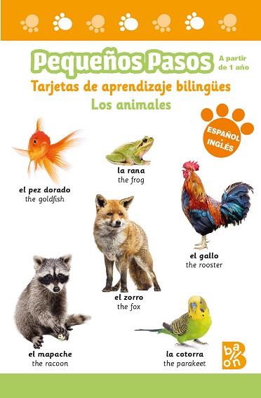 PEQUEÑOS PASOS -TARJETAS DE APRENDIZAJE BILINGÜES - LOS ANIMALES | 9789403230573 | BALLON | Llibreria Huch - Llibreria online de Berga 