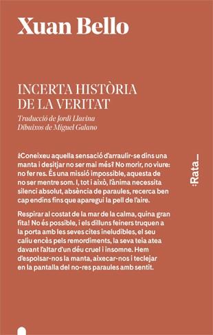 INCERTA HISTÒRIA DE LA VERITAT | 9788416738199 | BELLO, XUAN | Llibreria Huch - Llibreria online de Berga 