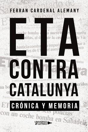 ETA CONTRA CATALUNYA | 9788419614506 | CARDENAL ALEMANY, FERRAN | Llibreria Huch - Llibreria online de Berga 