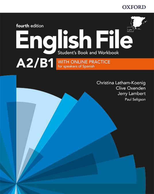 ENGLISH FILE 4TH EDITION A2/B1. STUDENT'S BOOK AND WORKBOOK WITH KEY PACK | 9780194058124 | LATHAM-KOENIG, CHRISTINA/OXENDEN, CLIVE/LAMBERT, JERRY/SELIGSON, PAUL | Llibreria Huch - Llibreria online de Berga 