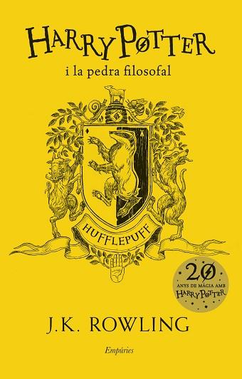 HARRY POTTER I LA PEDRA FILOSOFAL (HUFFLEPUFF) | 9788417016685 | ROWLING, J.K. | Llibreria Huch - Llibreria online de Berga 