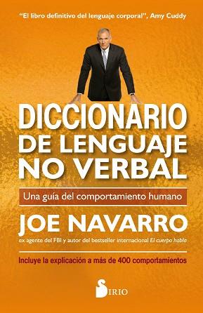 DICCIONARIO DE LENGUAJE NO VERBAL | 9788417399535 | NAVARRO, JOE | Llibreria Huch - Llibreria online de Berga 