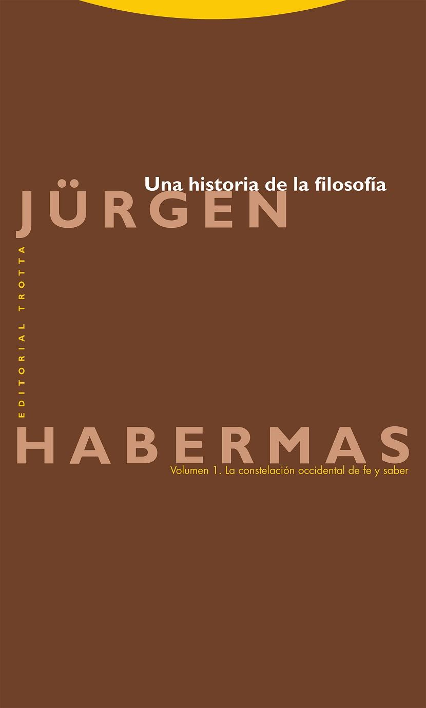 HISTORIA DE LA FILOSOFÍA, UNA | 9788413641089 | HABERMAS, JÜRGEN | Llibreria Huch - Llibreria online de Berga 