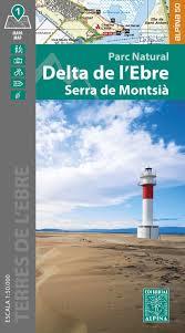 MAPA DELTA DE L'EBRE - SERRA DE MONTSIA | 9788480909983 | Llibreria Huch - Llibreria online de Berga 