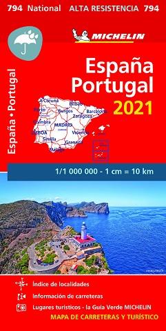 MAPA NATIONAL ESPAÑA - PORTUGAL 2021 "ALTA RESISTENCIA" | 9782067250086 | VARIOS AUTORES | Llibreria Huch - Llibreria online de Berga 