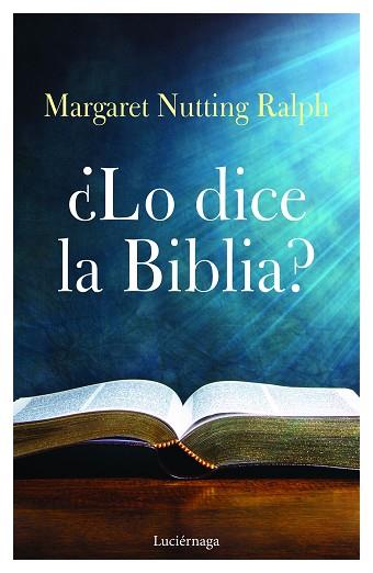 LO DICE LA BIBLIA? | 9788418015519 | NUTTING RALPH, MARGARET | Llibreria Huch - Llibreria online de Berga 