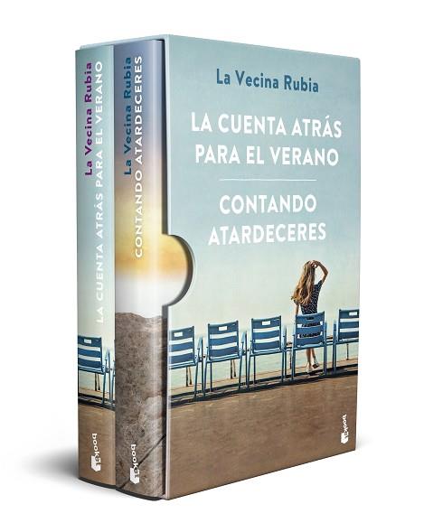 ESTUCHE LA VECINA RUBIA (LA CUENTA ATRÁS PARA EL VERANO + CONTANDO ATARDECERES) | 9788448040826 | LA VECINA RUBIA | Llibreria Huch - Llibreria online de Berga 