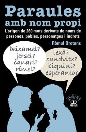 PARAULES AMB NOM PROPI | 9788472461741 | BROTONS, RÒMUL | Llibreria Huch - Llibreria online de Berga 