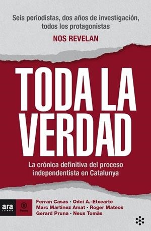 TODA LA VERDAD | 9788417804411 | ANTXUSTEGUI ETXEARTE, ODEI/TOMÀS I GIRONI, NEUS/CASAS I MANRESA, FERRAN/MATEOS I MIRET, ROGER/MARTÍN | Llibreria Huch - Llibreria online de Berga 
