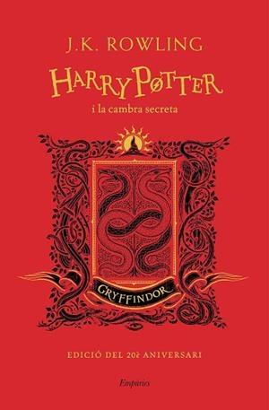 HARRY POTTER I LA CAMBRA SECRETA (GRYFFINDOR) | 9788417879600 | ROWLING, J.K. | Llibreria Huch - Llibreria online de Berga 
