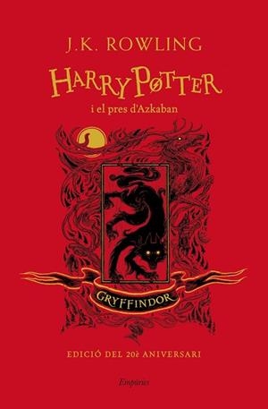 HARRY POTTER I EL PRES D'AZKABAN (GRYFFINDOR) | 9788417879693 | ROWLING, J.K. | Llibreria Huch - Llibreria online de Berga 