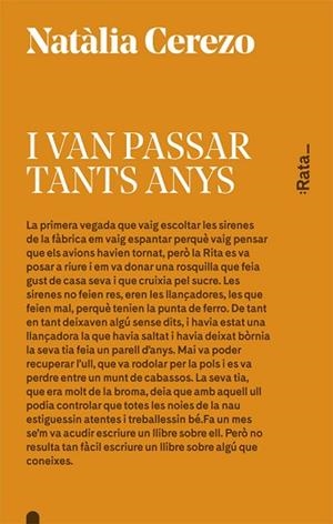 I VAN PASSAR TANTS ANYS | 9788416738045 | CEREZO, NATÀLIA | Llibreria Huch - Llibreria online de Berga 