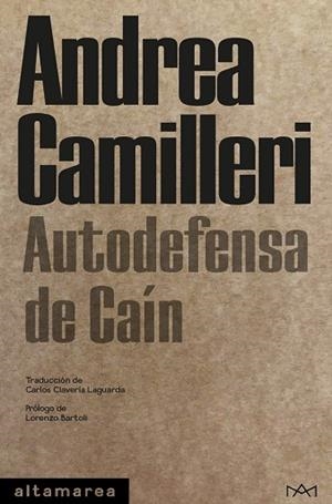 AUTODEFENSA DE CAÍN | 9788418481130 | CAMILLERI, ANDREA | Llibreria Huch - Llibreria online de Berga 