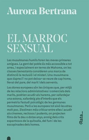 MARROC SENSUAL, EL | 9788416738601 | BERTRANA, AURORA | Llibreria Huch - Llibreria online de Berga 